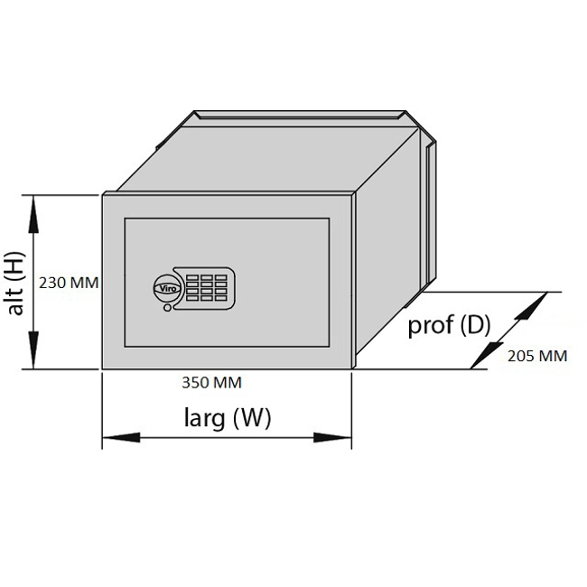 Vendita online Cassaforte a combinazione elettronica 